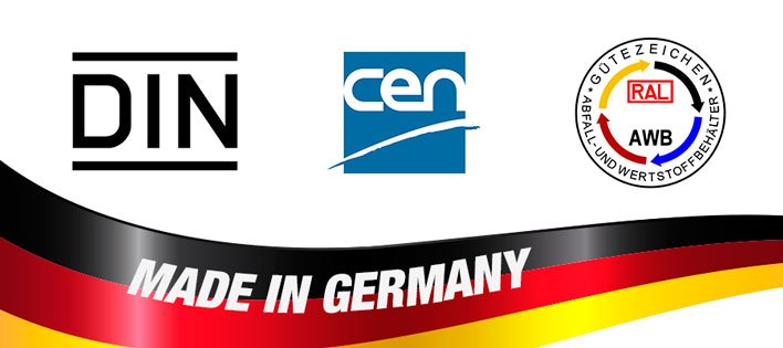 Contentores certificados DIN CEN