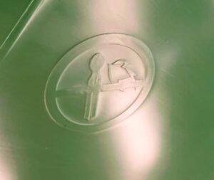 Contentor de lixo com TAMPAS ANTI-CHAMAS