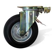 Rodízio para Contentor de Lixo : galvanizado para maior durabilidade.